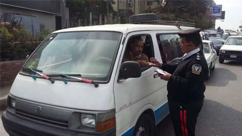 تحرير4429 مخالفة مرورية خلال ٢٤ ساعة بالمنيا