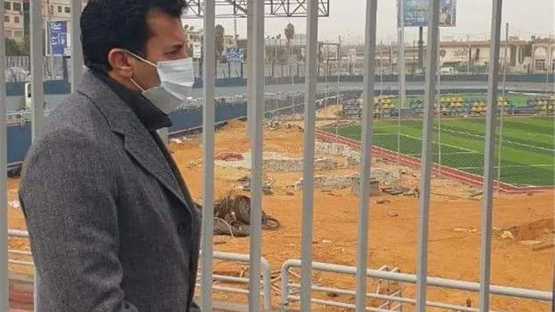 وزارة الشباب والرياضة تنتهي من اعمال تطوير ورفع كفاءه المدينه الشبابيه بالاقصر