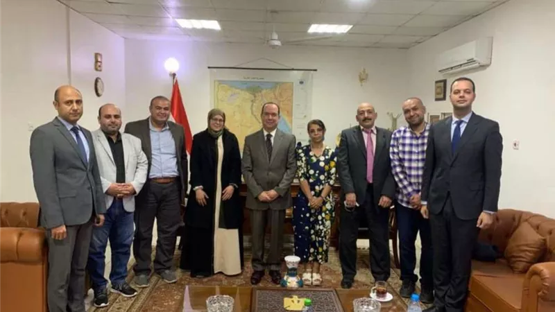 السفارة المصرية في جوبا تستقبل قافلة طبية مصرية