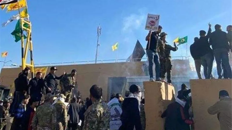 الخارجية البريطانية: الاعتداء على السفارة الأمريكية في بغداد غير مقبول