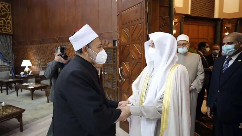 شيخ الأزهر يستقبل وزير الأوقاف السعودي لبحث التعاون بين البلدين