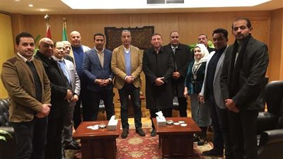 محافظ الفيوم ووفد نقابة المهندسين يبحثان مجالات التعاون المشترك