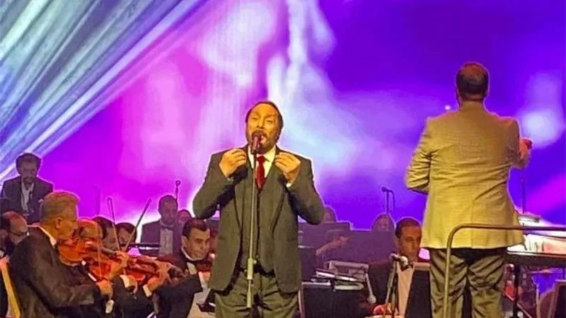 بدار الأوبرا المصرية.. على الحجار يتألق في حفل غنائي ضخم
