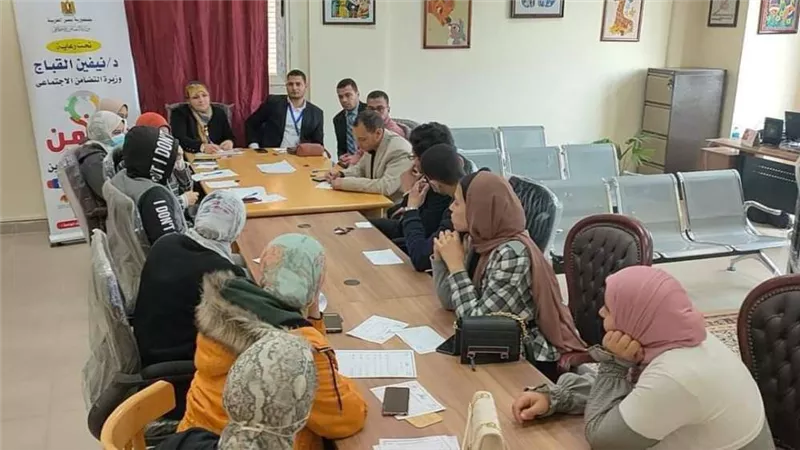 حضانات الفائقين تعقد اجتماعها الشهري بطفولة المنوفية