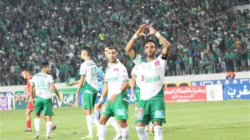 الرجاء المغربي يقتنص فوزا ثمينا من أرض مولودية الجزائر في البطولة العربية