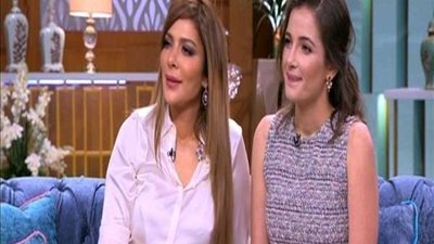 أول تعليق لنجلة أصالة بعد انفصال والديها