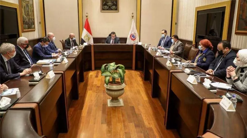 عبد الغفار يلتقي برئيس مؤسسة