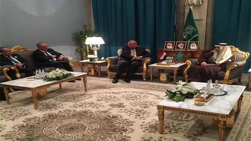 استمرارًا للقاءاته في الرياض.. سامح شكري يلتقي نظيره السعودي