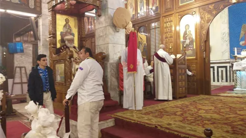 بدء قداس عيد الميلاد المجيد بكنائس الدقهلية