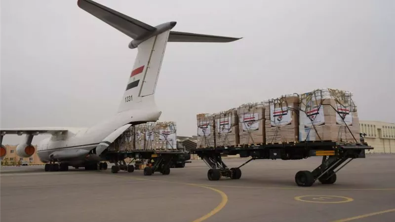 مصر ترسل شحنات طبية إهداءًا للشعب السوداني