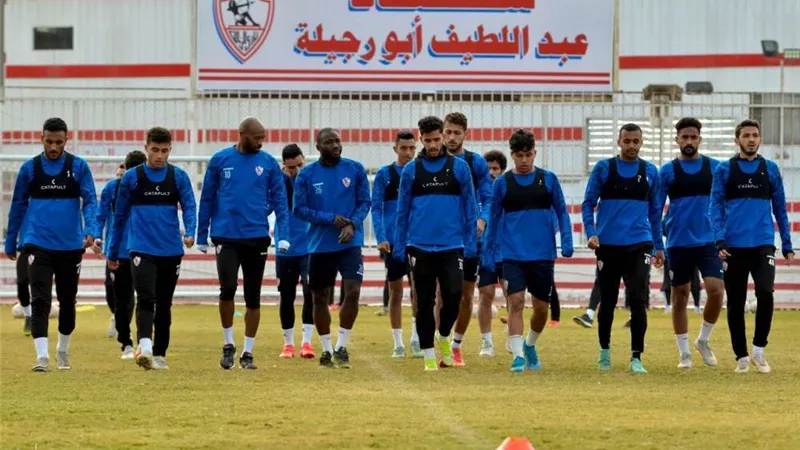 تقسيمة قوية وفقرة تخطيطية في مران الزمالك استعدادا لـ الوداد المغربي