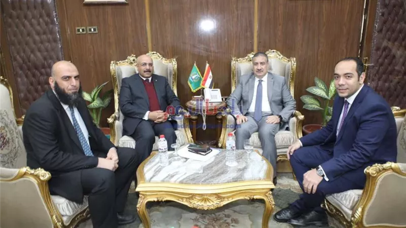 محافظ المنوفية يستقبل رئيس الإدارة المركزية لجذب الاستثمار