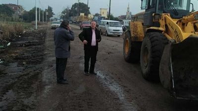 رفع 300 طن مخلفات مباني ببنها