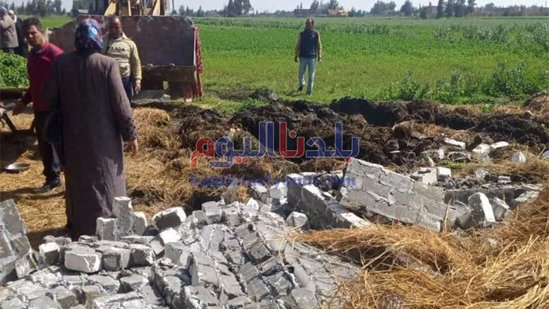 إزالة 38 تعدي في 7 مراكز ضمن المرحلة الثانية من الموجه 19 لإزالة التعديات بالبحيرة