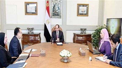 السيسي يستعرض مع وزيرة الصناعة الرؤية الاستراتيجية للوزارة