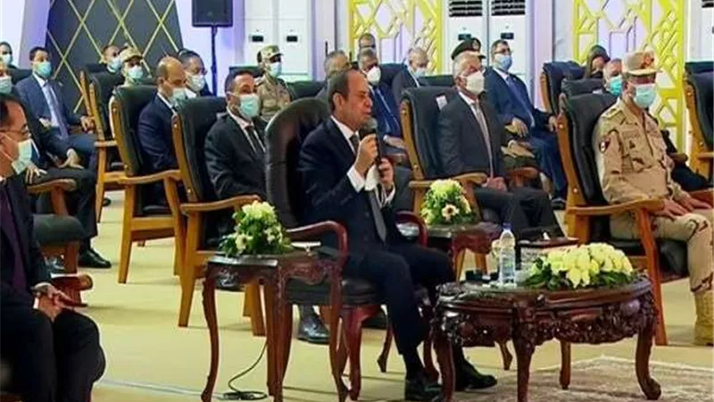 الرئيس السيسي يشهد افتتاح مشروعات إسكان مصر وجنة وإسكان اجتماعي