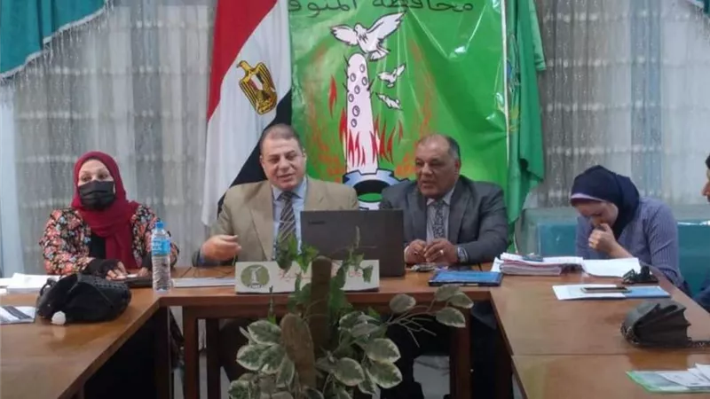وكيل تعليم المنوفية يتابع الموقف التنفيذي لبنود الخطة الاستثمارية