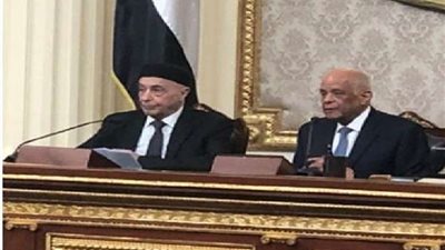 انطلاق الجلسة العامة للبرلمان المصري بحضور المستشار عقيلة صالح
