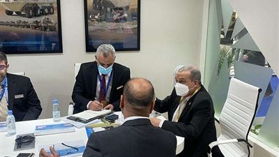 وزير الإنتاج الحربي يبحث التعاون مع شركة 