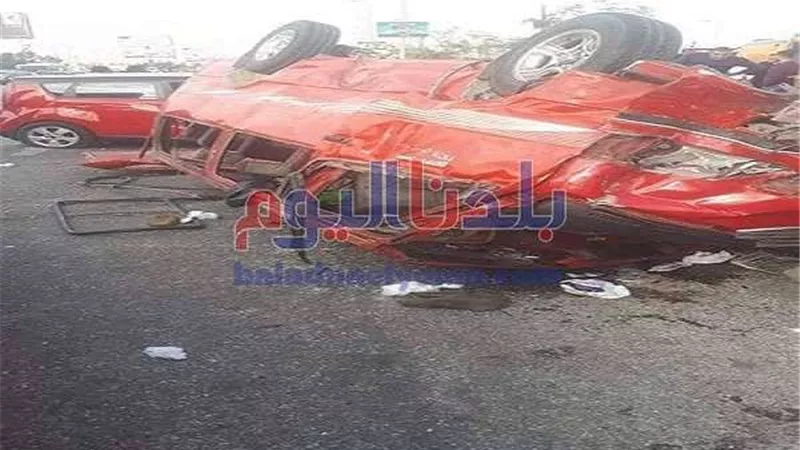 النيابة تباشر التحقيق في حادث انقلاب 