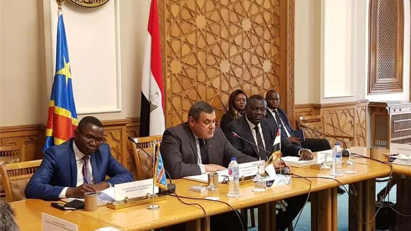 وزيرا الاتصالات والصناعة للكونغو الديمقراطية يقومان بزيارة إلى مصر