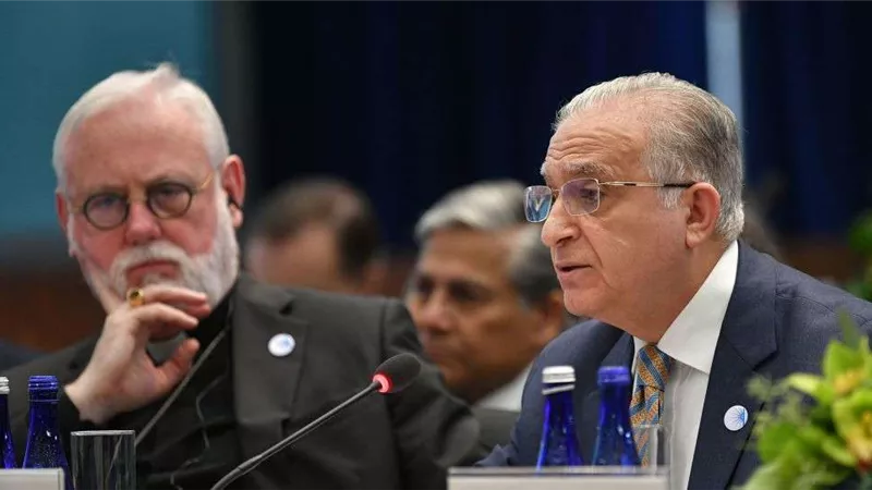 وزير الخارجية العراقي يجري مباحثات مع أمين عام الناتو حول الأوضاع في العراق والمنطقة