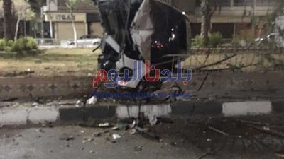 إصابة 3 أشخاص في حادث انقلاب سيارة بالجيزة