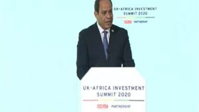 السيسي في قمة بريطانيا: التحديات الاقتصادية والاجتماعية تؤثر على جهود التنمية