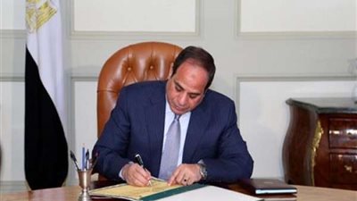 الرئيس السيسي يوجه رسالة للحكومة السنغافورية عن طريق الخارجية
