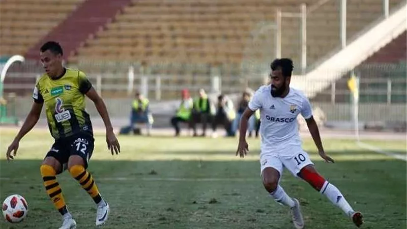 التعادل السلبي يسيطر على الشوط الأول من مباراة الجونة والمقاولون في الدوري