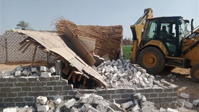 إزالة 6511 مبنى مخالف على مليون متر واسترداد 4635 فدان أراضي دولة خلال المرحلة الثالثة من الموجة الـ 19