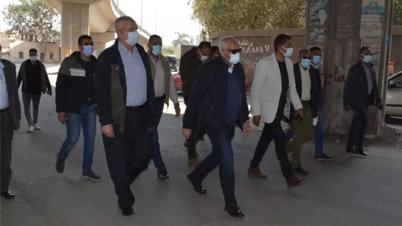 محافظ الجيزة يتفقد الطريق البديل لطريق إسكندرية الصحراوي