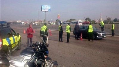 حملات مرورية مكثفة بطرق ومحاور القاهرة والجيزة
