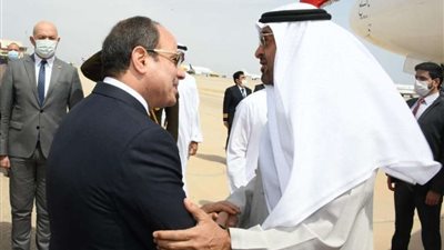 السيسي ومحمد بن زايد يبحثان أطر وآفاق التعاون المشترك بين مصر والإمارات
