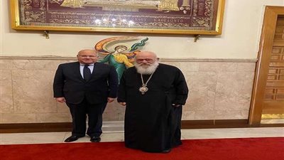 سفيرنا في اليونان يزور قداسة البابا إيرونيموس الثاني رئيس أساقفة أثينا وعموم اليونان