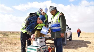 دراسة حقلية لطلاب بترول مطروح لاستكشاف المياه الجوفية