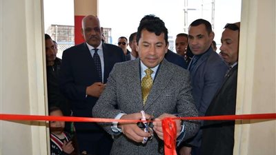 صبحي.. يفتتح مقر برلمان الشباب وذوي القدرات والهمم بمركز شباب التجمع الأول