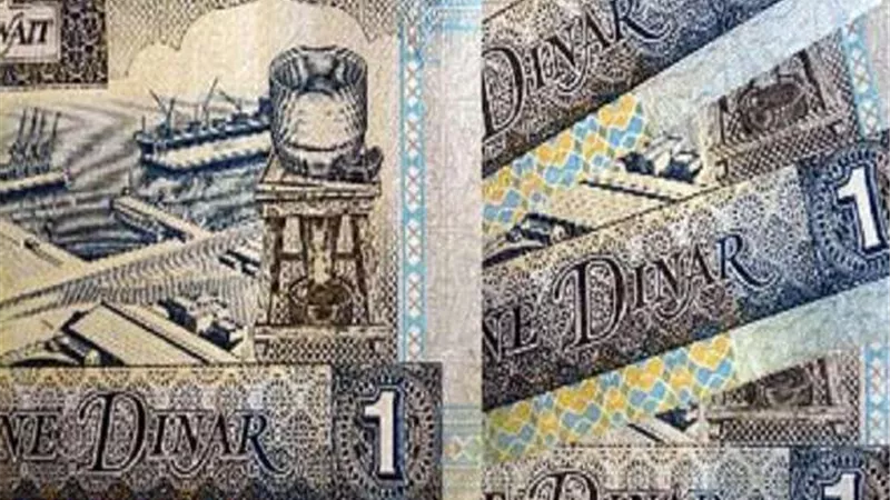 صعود مرتفع لسعر الدينار الكويتي في مصر مقابل الجنيه بعد إرتفاع سعر الفائدة والدولار