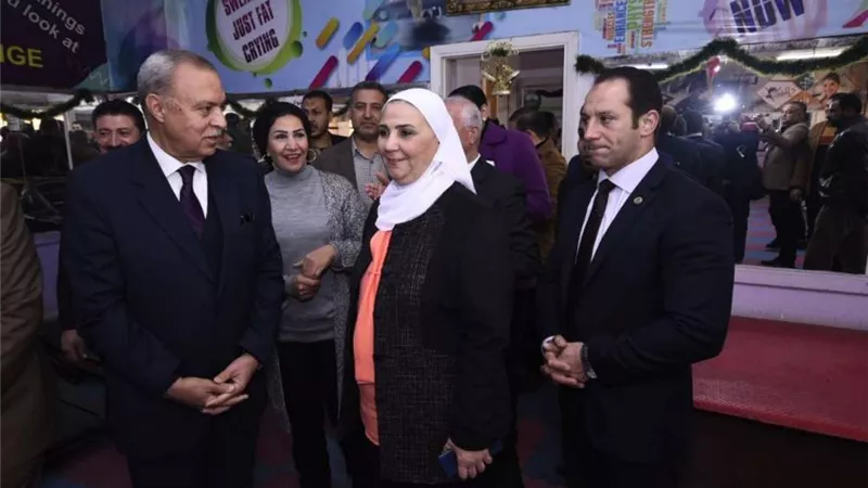 وزيرة التضامن الاجتماعي تتفقد مجمع خدمات المرأة المتكامل بمدينة بنها
