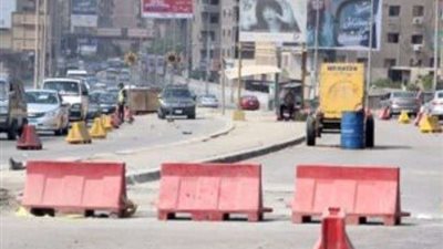 إغلاق شارع النزهة في منطقة مصر الجديدة بسبب أعمال جارية على الطريق