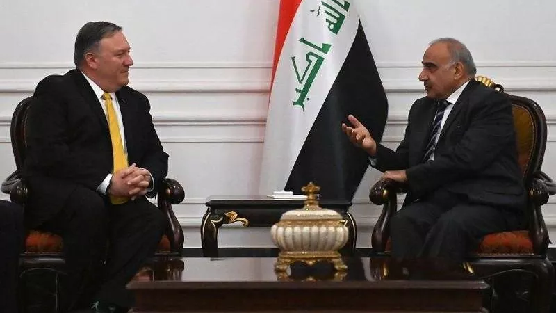 عبد المهدي يجري مباحثات مع وزير الخارجية بشأن حماية السفارة الأمريكية في بغداد
