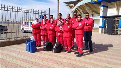 الهلال الأحمر يقدم الإسعافات الأولية لـ67 مصابًا بالدورة الإفريقية للأولمبياد خلال 24 ساعة