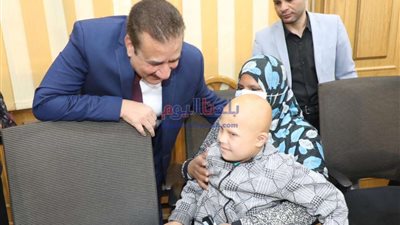 محافظ المنوفية يلتقى الحالات الإنسانية وذوي الهمم قبل رمضان