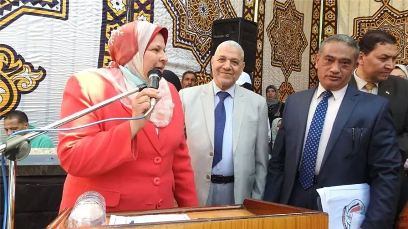 مدير تعليم المنوفية تفتتح المعرض السنوي لختام الأنشطة التربوية