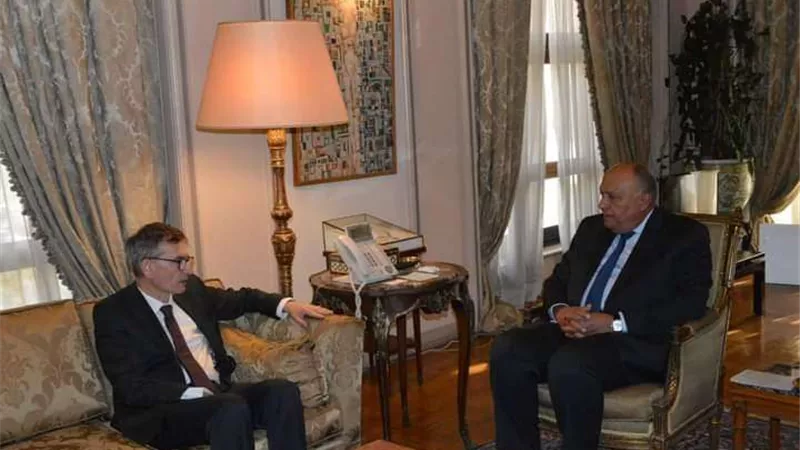 شكري.. يستقبل الممثل الخاص للسكرتير العام للأمم المتحدة إلى السودان