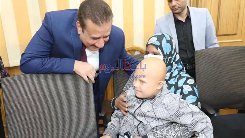 محافظ المنوفية يلتقى الحالات الإنسانية وذوي الهمم قبل رمضان