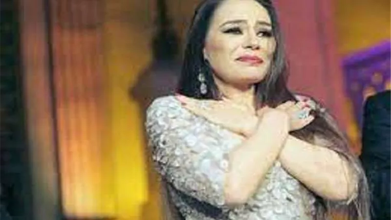 ظهور شيريهان في حفل قرعة كأس العالم بقطر