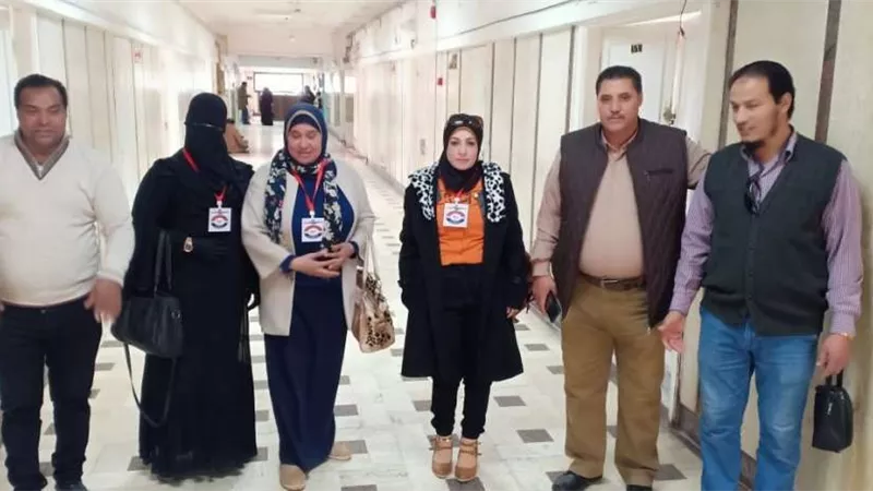 حزب الحرية المصري في جولة تفقدية بمستشفى مطروح العام