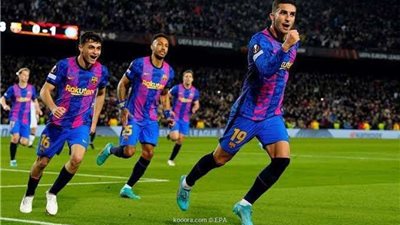 برشلونة يهرب من الخسارة أمام آينتراخت فرانكفورت
