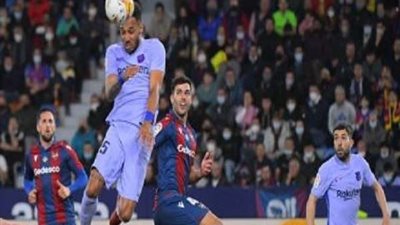 برشلونة يتخطى عقبة ليفانتي وينتزع الوصافة بالدوري الإسباني